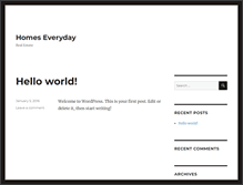 Tablet Screenshot of homeseveryday.com